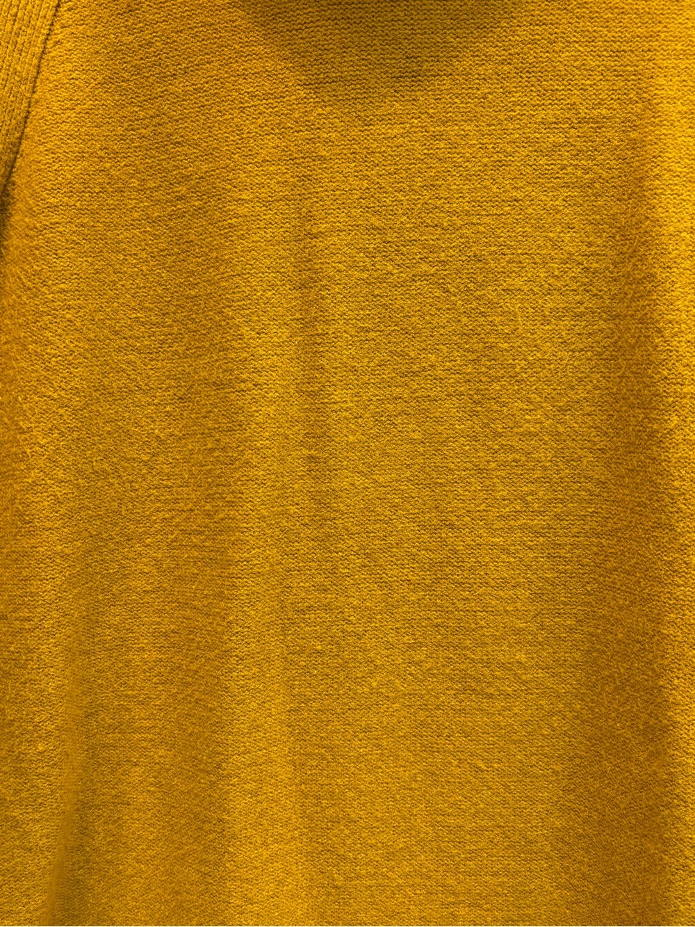 Anthropologie Mustard Yellow Cowl Neck Tunic Sweater Size Medium - Picture 5 of 7